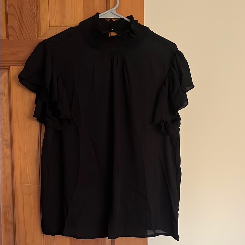 Elegant Black Women's Top